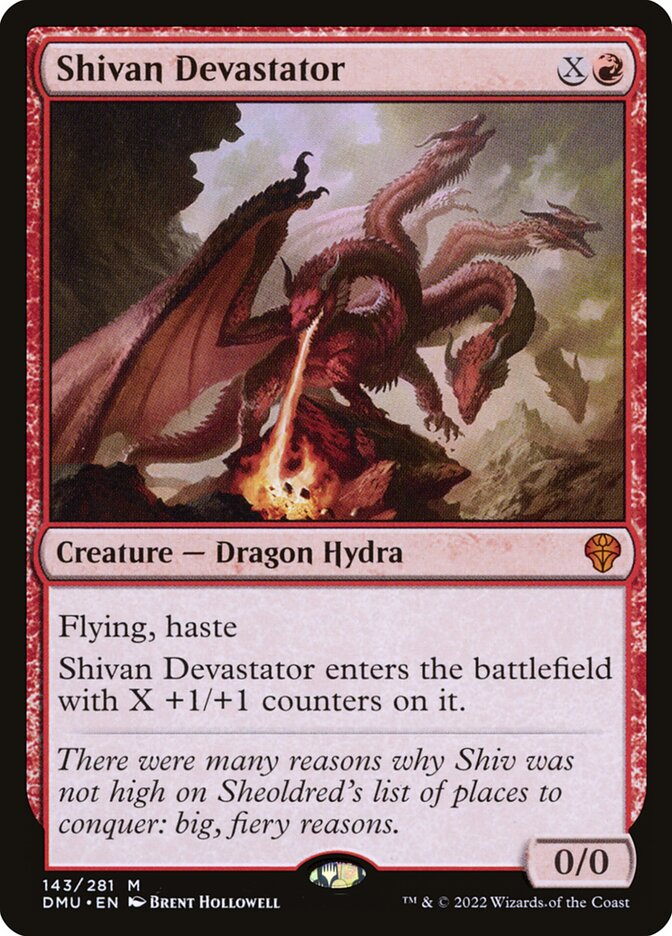 Shivan Devastator [Dominaria United] (143)