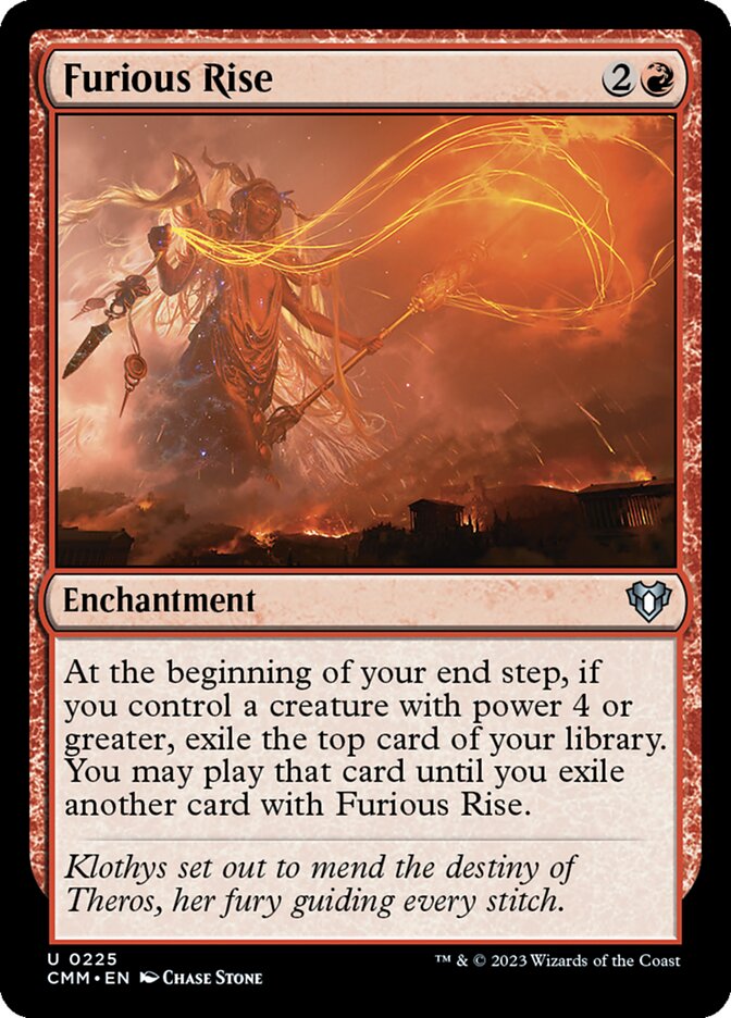 Furious Rise [Commander Masters] (225)
