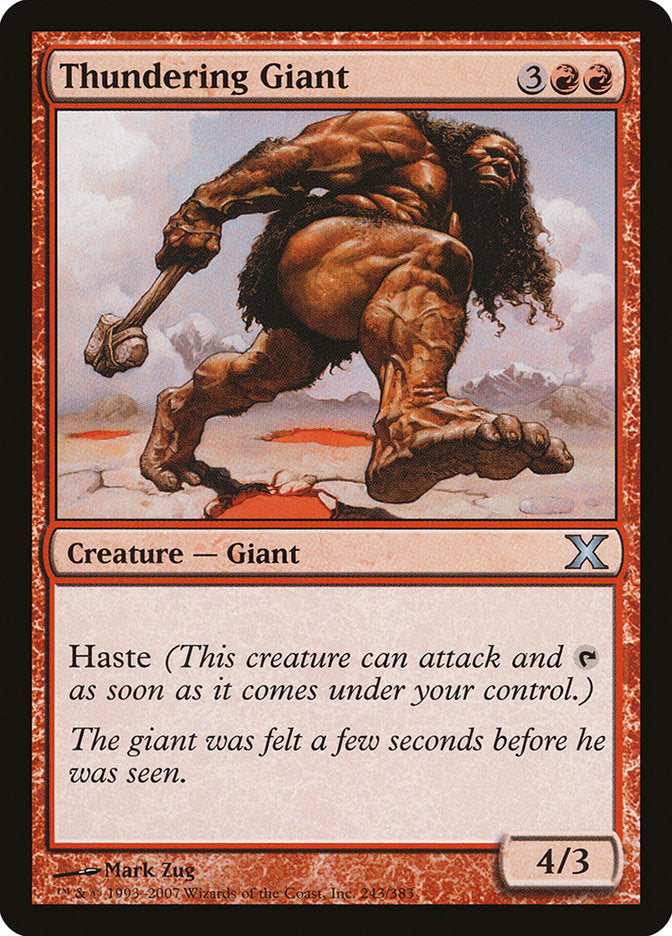 Thundering Giant [Tenth Edition] (243)