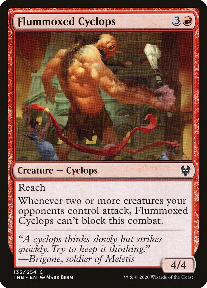 Flummoxed Cyclops [Theros Beyond Death] (135)