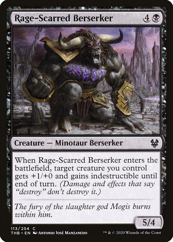Rage-Scarred Berserker [Theros Beyond Death] (113)