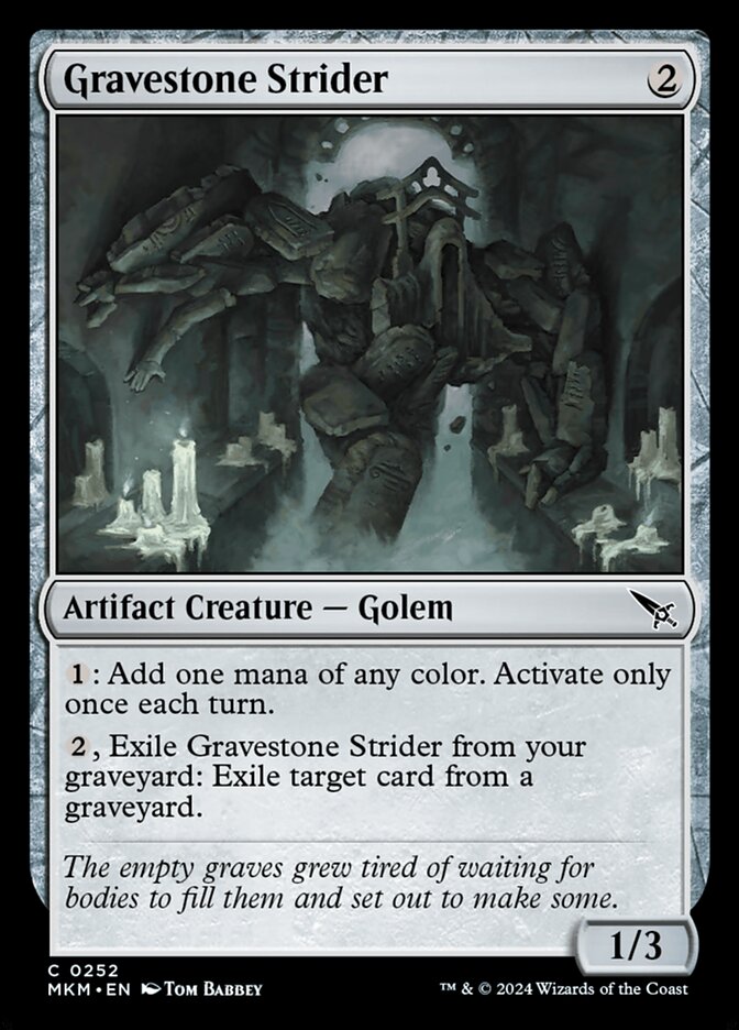 Gravestone Strider [Murders at Karlov Manor] (252)