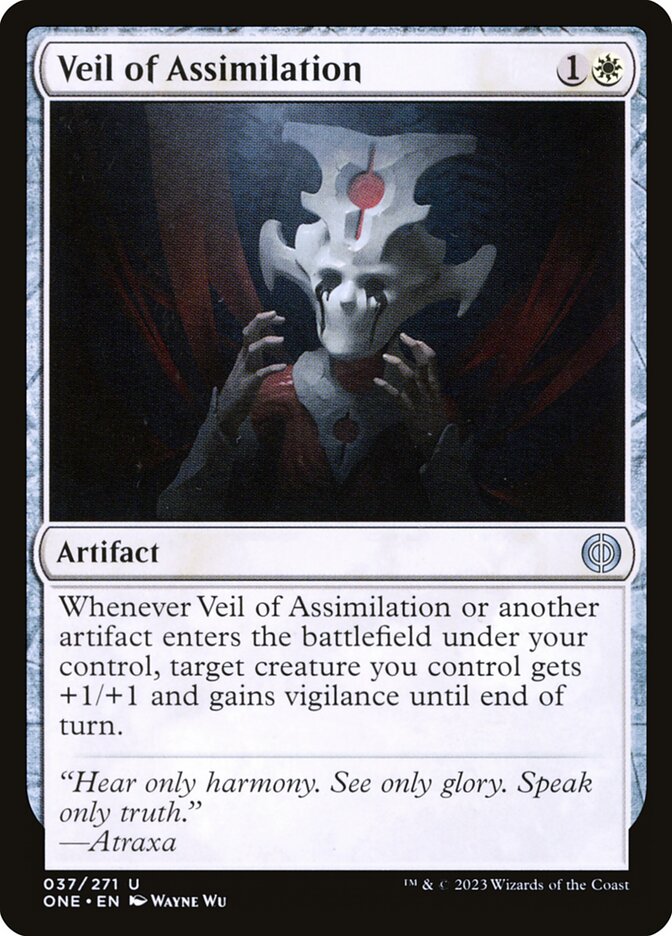 Veil of Assimilation [Phyrexia: All Will Be One] (37)