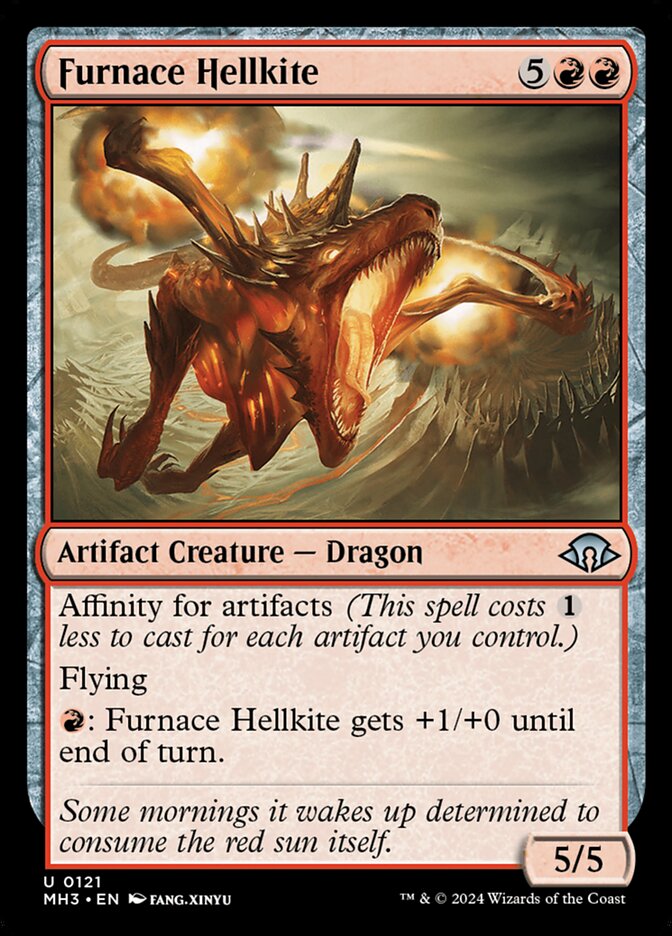 Furnace Hellkite [Modern Horizons 3] (121)