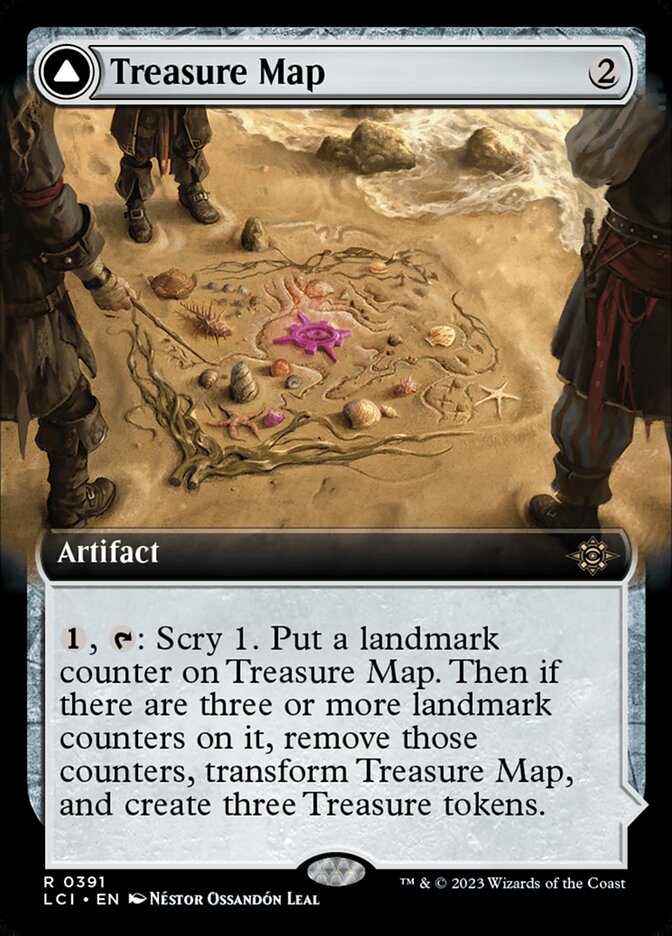 Treasure Map // Treasure Cove [The Lost Caverns of Ixalan] (391)