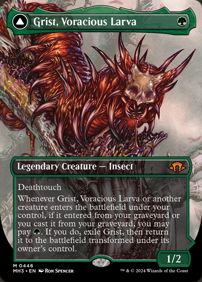 Grist, Voracious Larva // Grist, the Plague Swarm [Modern Horizons 3] (446)