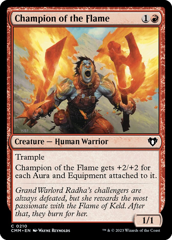 Champion of the Flame [Commander Masters] (210)