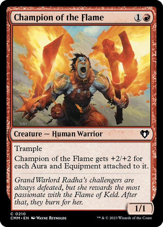 Champion of the Flame [Commander Masters] (210)
