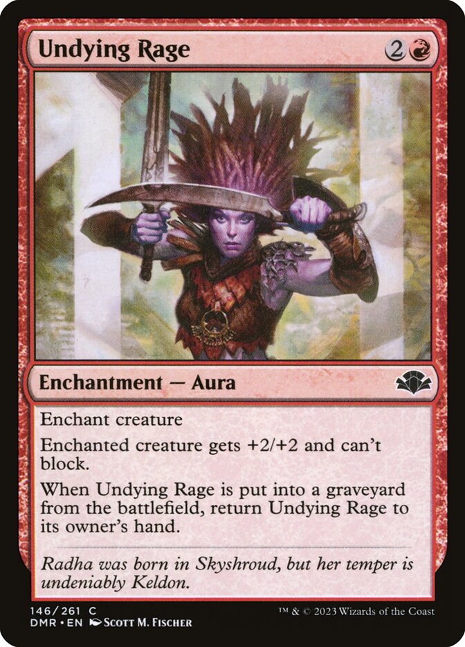 Undying Rage [Dominaria Remastered] (146)