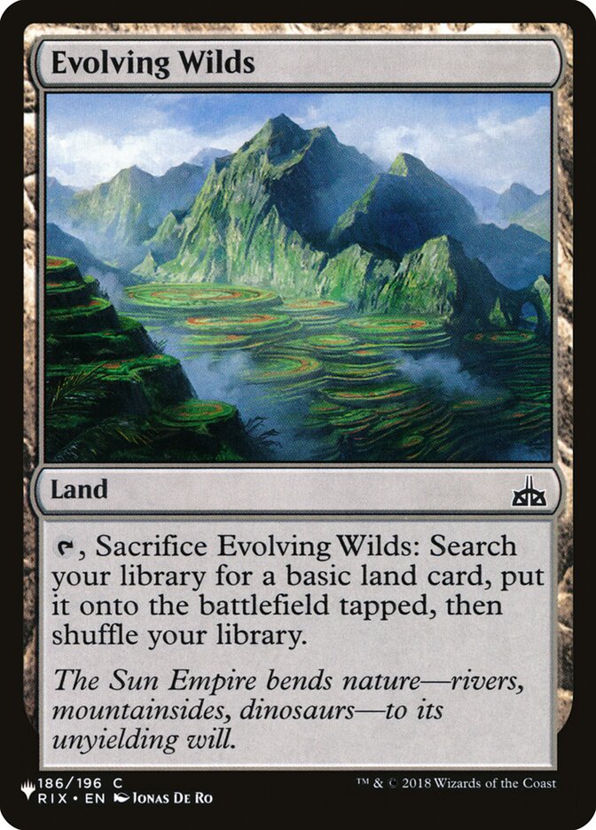 Evolving Wilds [The List] (RIX-186)