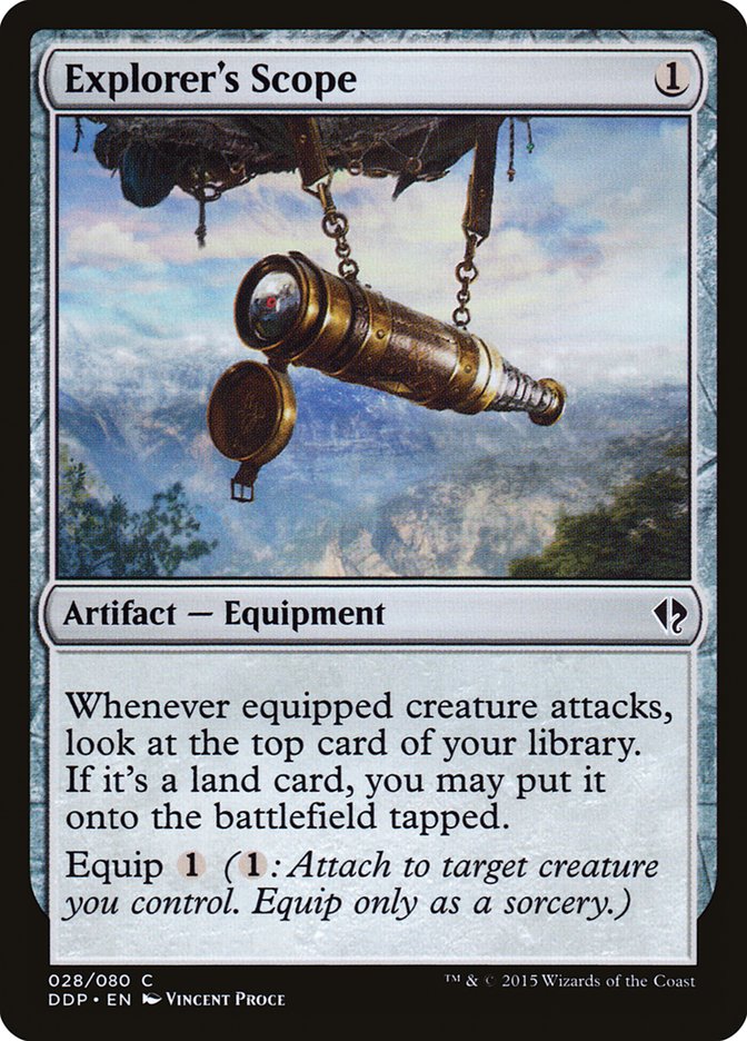 Explorer's Scope [Duel Decks: Zendikar vs. Eldrazi] (28)