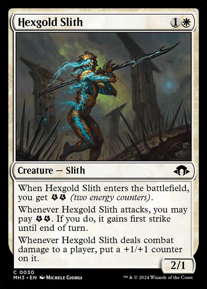 Hexgold Slith [Modern Horizons 3] (30)