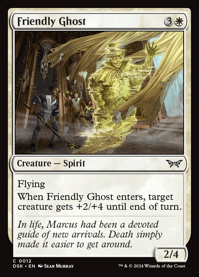 Friendly Ghost [Duskmourn: House of Horror] (12)