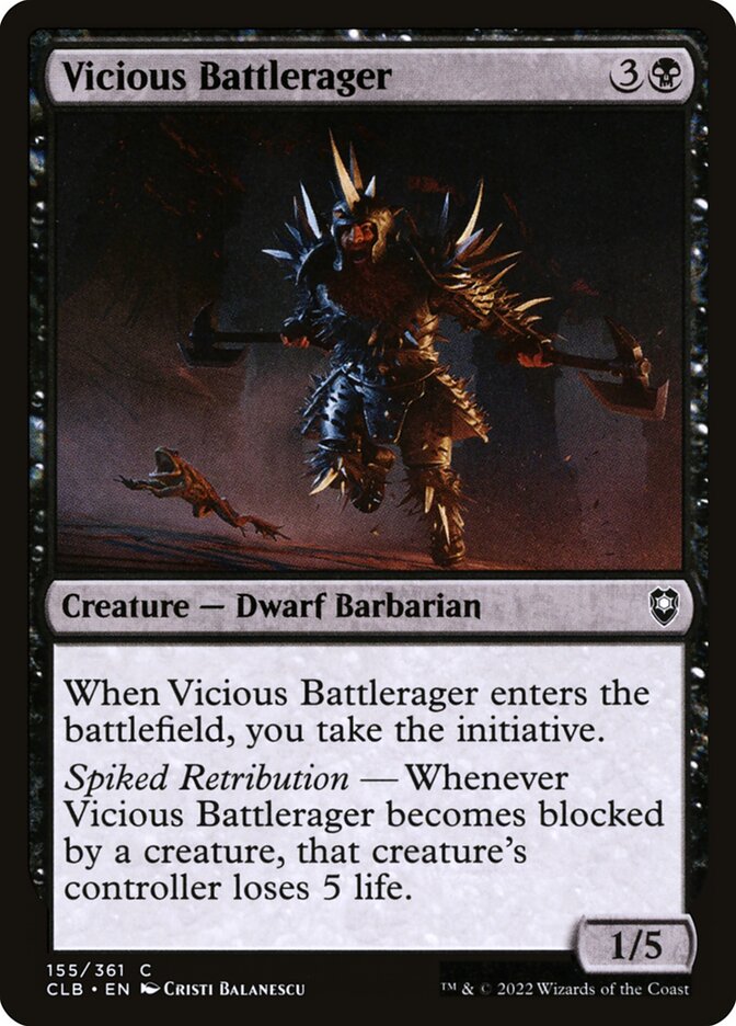 Vicious Battlerager [Commander Legends: Battle for Baldur's Gate] (155)