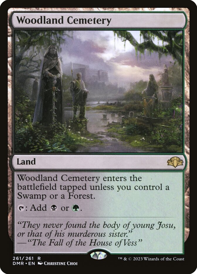 Woodland Cemetery [Dominaria Remastered] (401)