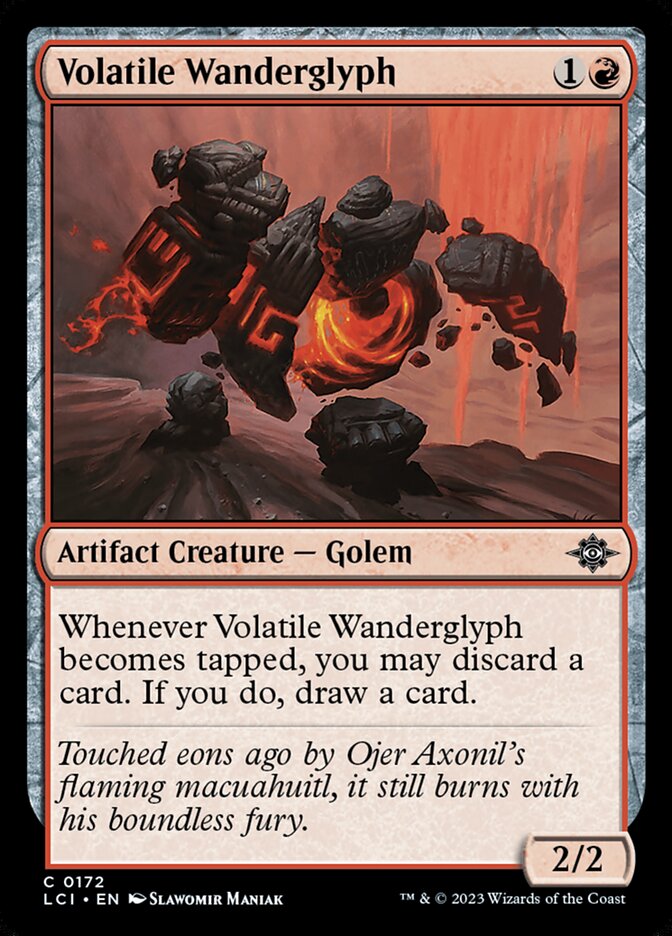Volatile Wanderglyph [The Lost Caverns of Ixalan] (172)