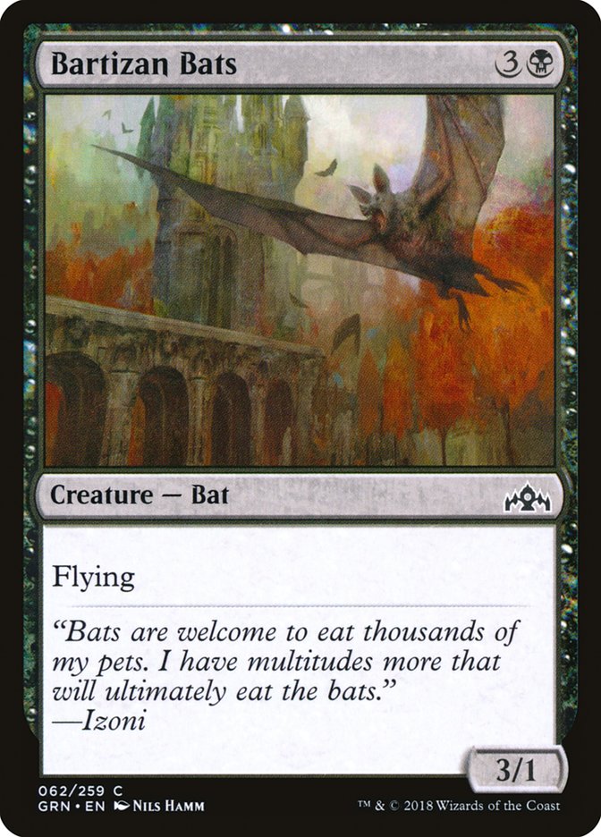 Bartizan Bats [Guilds of Ravnica] (62)