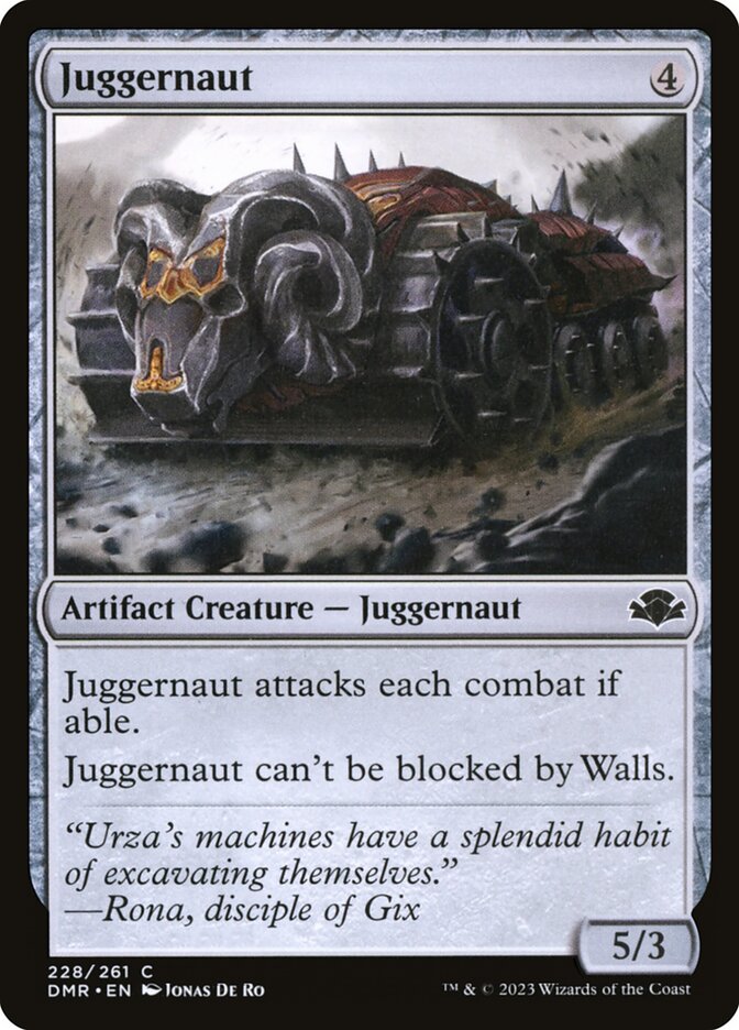 Juggernaut [Dominaria Remastered] (228)