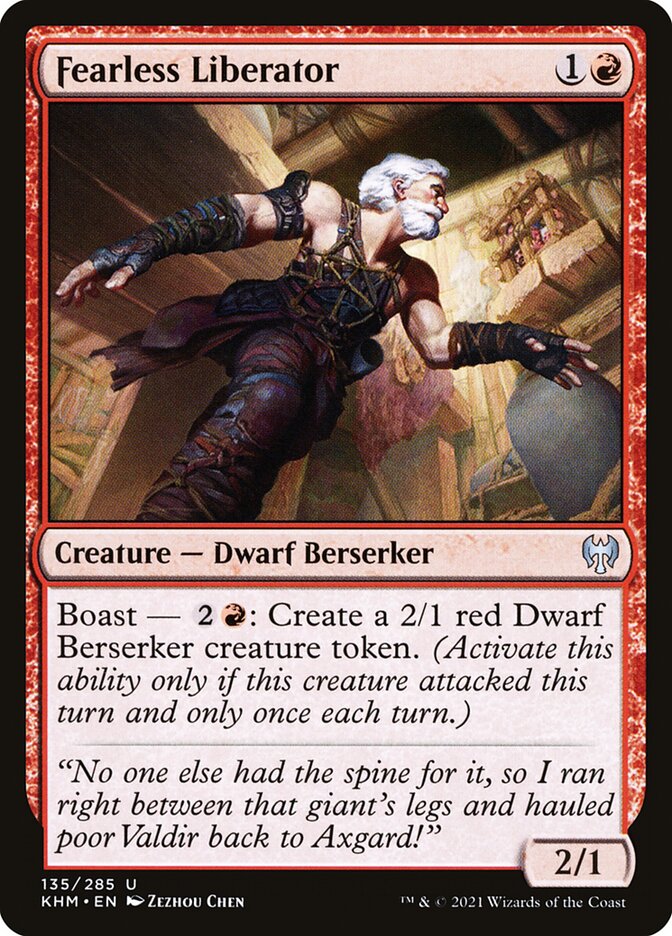 Fearless Liberator [Kaldheim] (135)