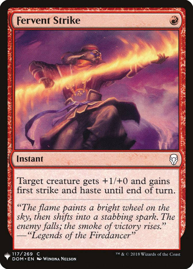 Fervent Strike [The List] (DOM-117)