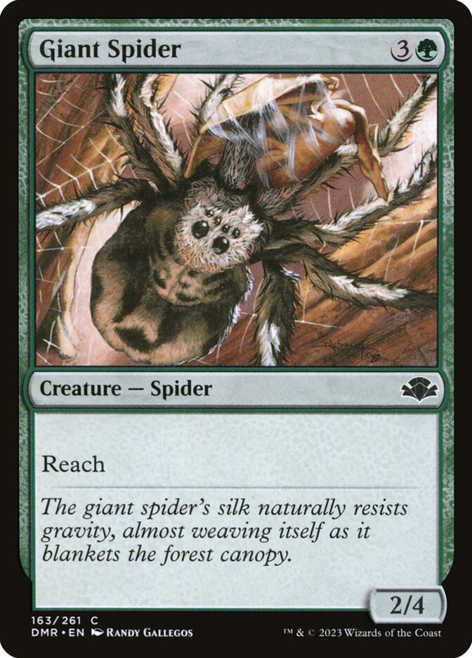 Giant Spider [Dominaria Remastered] (163)