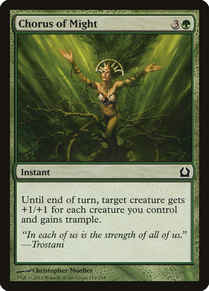 Chorus of Might [Return to Ravnica] (119)