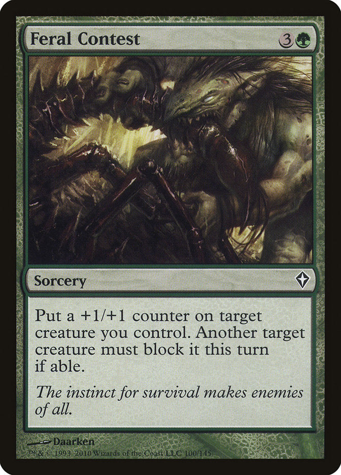 Feral Contest [Worldwake] (100)