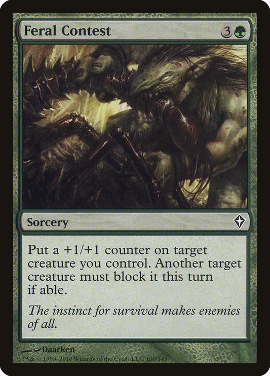 Feral Contest [Worldwake] (100)