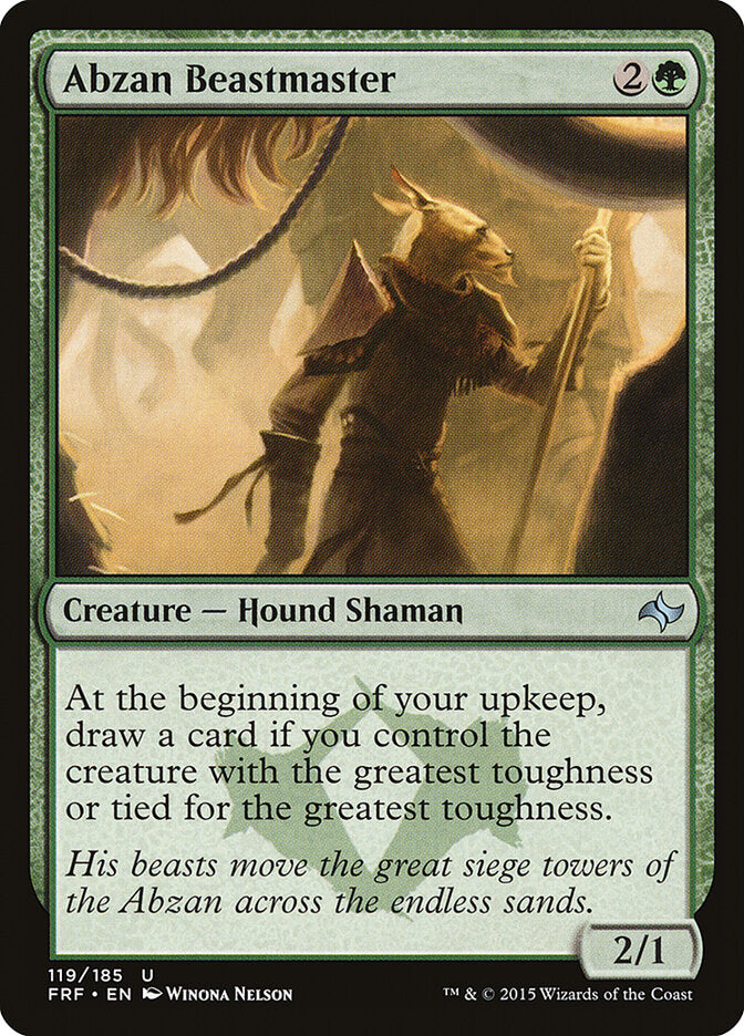 Abzan Beastmaster [Fate Reforged] (119)