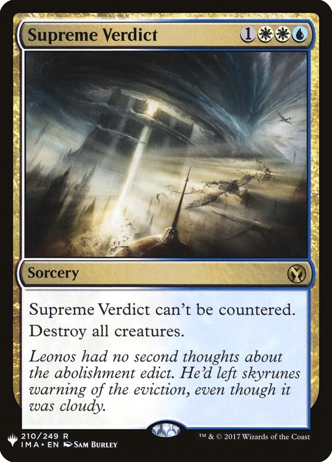 Supreme Verdict [The List] (IMA-210)
