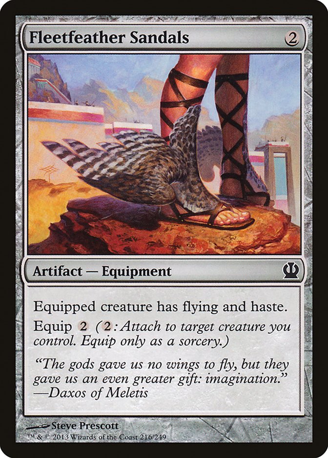 Fleetfeather Sandals [Theros] (216)