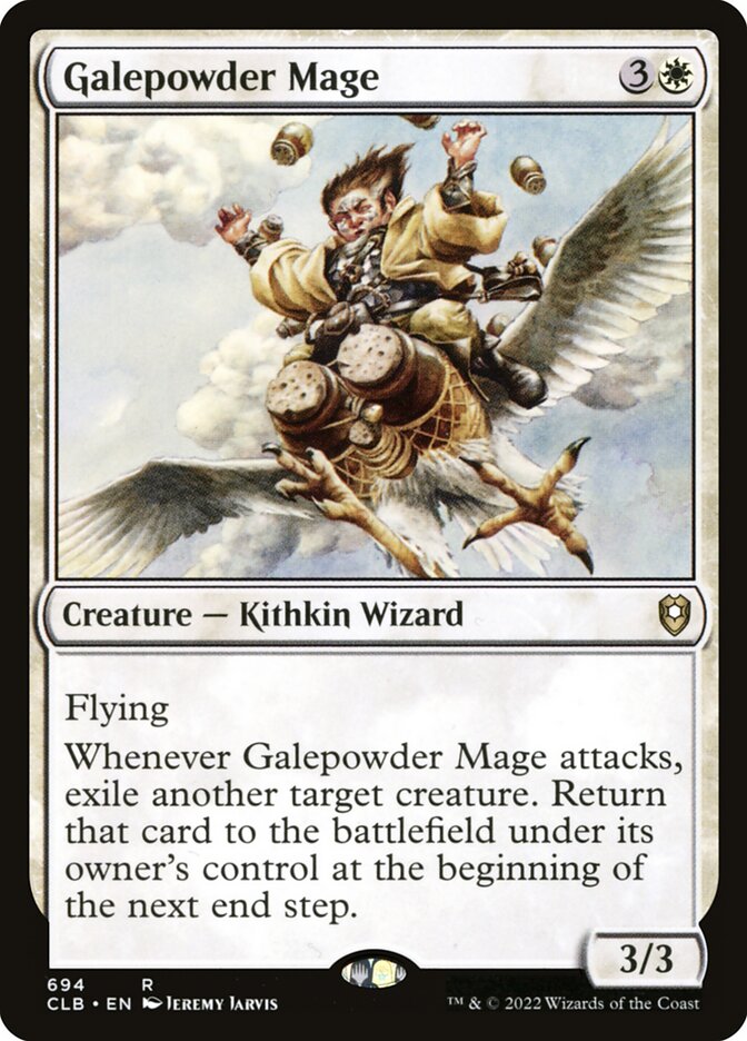 Galepowder Mage [Commander Legends: Battle for Baldur's Gate] (694)