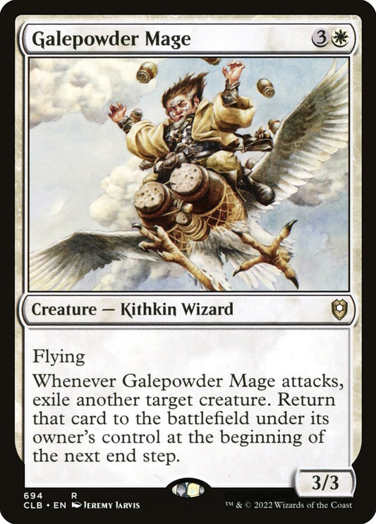 Galepowder Mage [Commander Legends: Battle for Baldur's Gate] (694)