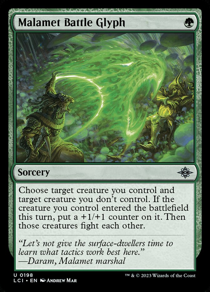 Malamet Battle Glyph [The Lost Caverns of Ixalan] (198)