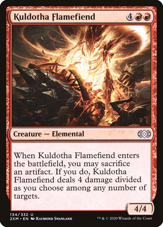 Kuldotha Flamefiend [Double Masters] (134)