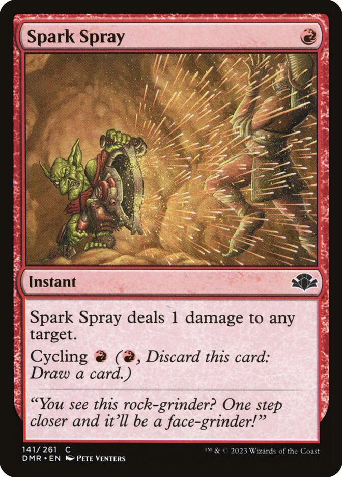Spark Spray [Dominaria Remastered] (141)