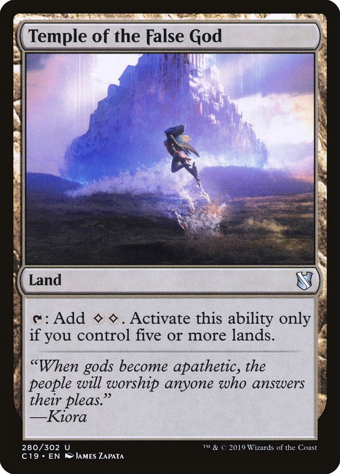 Temple of the False God [Commander 2019] (280)