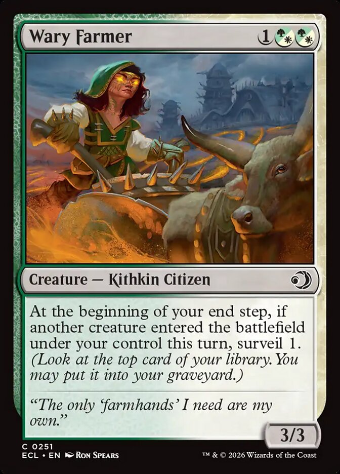 Wary Farmer [Lorwyn Eclipsed] (251)