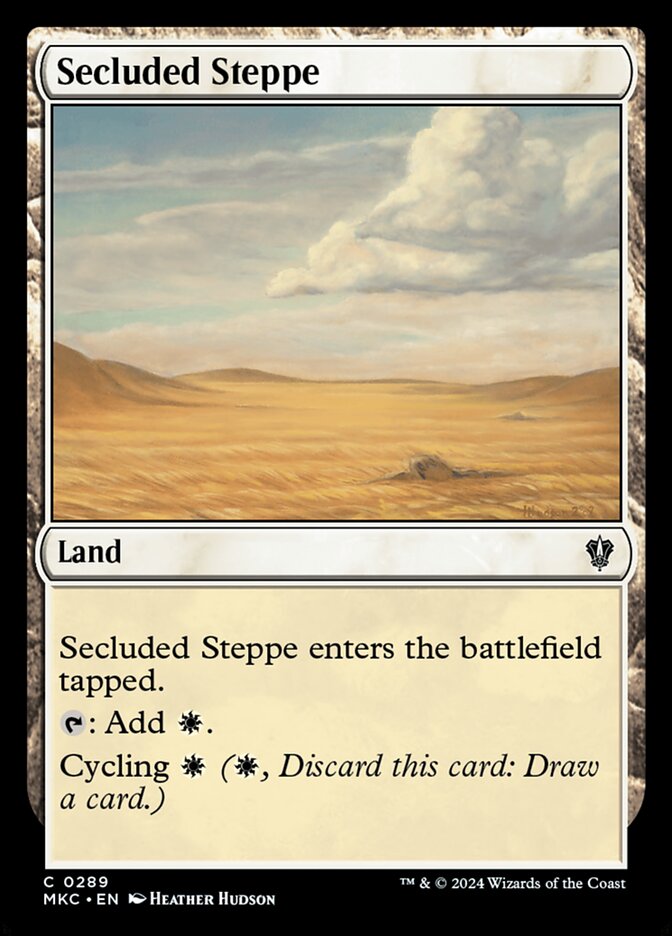 Secluded Steppe [Murders at Karlov Manor Commander] (289)