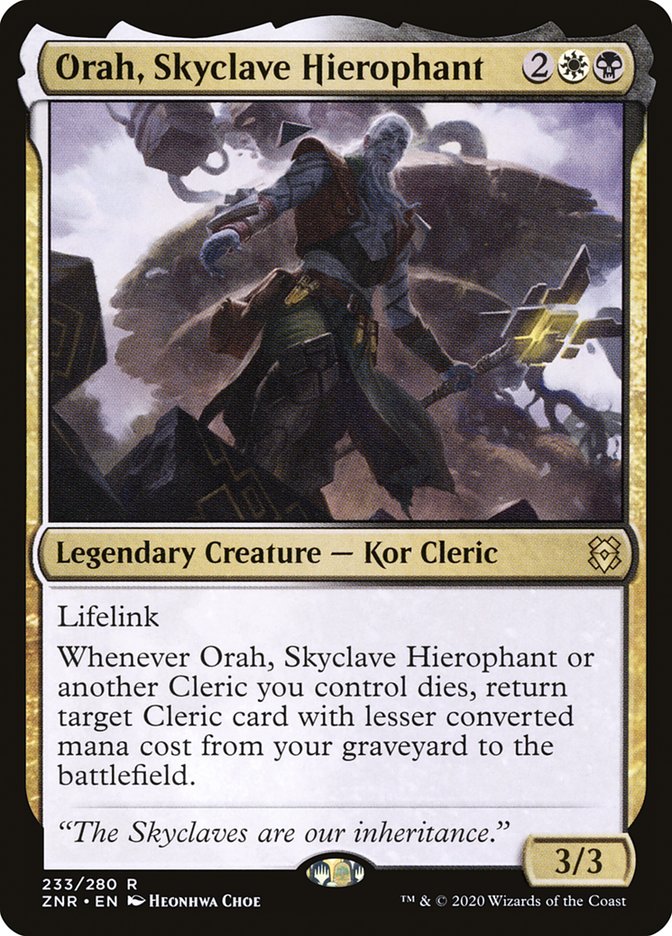 Orah, Skyclave Hierophant [Zendikar Rising] (233)