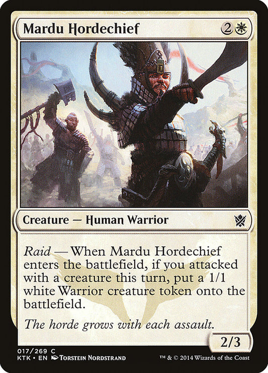 Mardu Hordechief [Khans of Tarkir] (17)