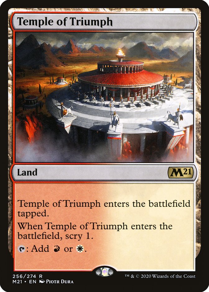 Temple of Triumph [Core Set 2021] (256)