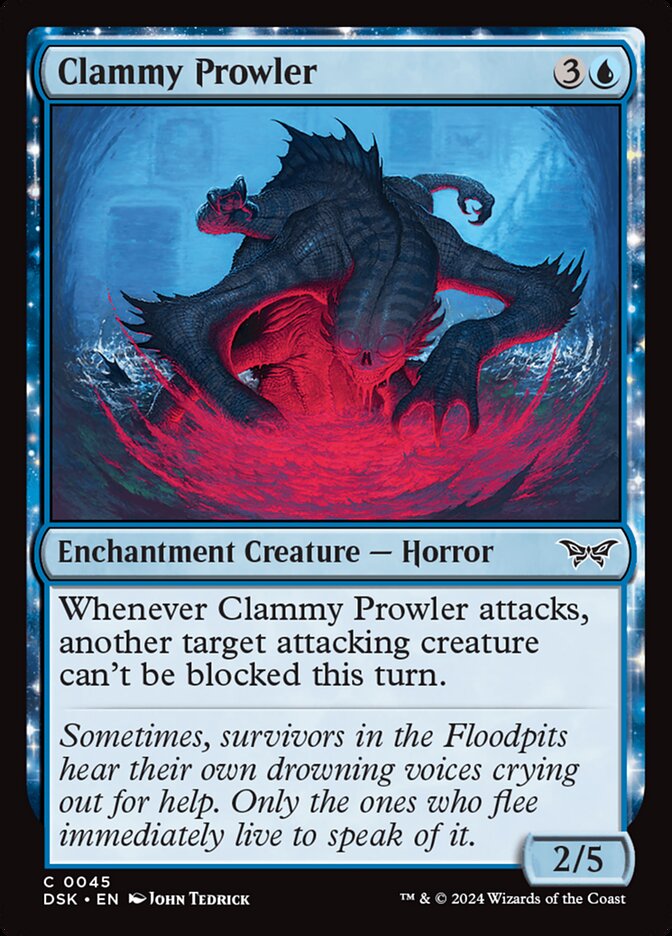 Clammy Prowler [Duskmourn: House of Horror] (45)