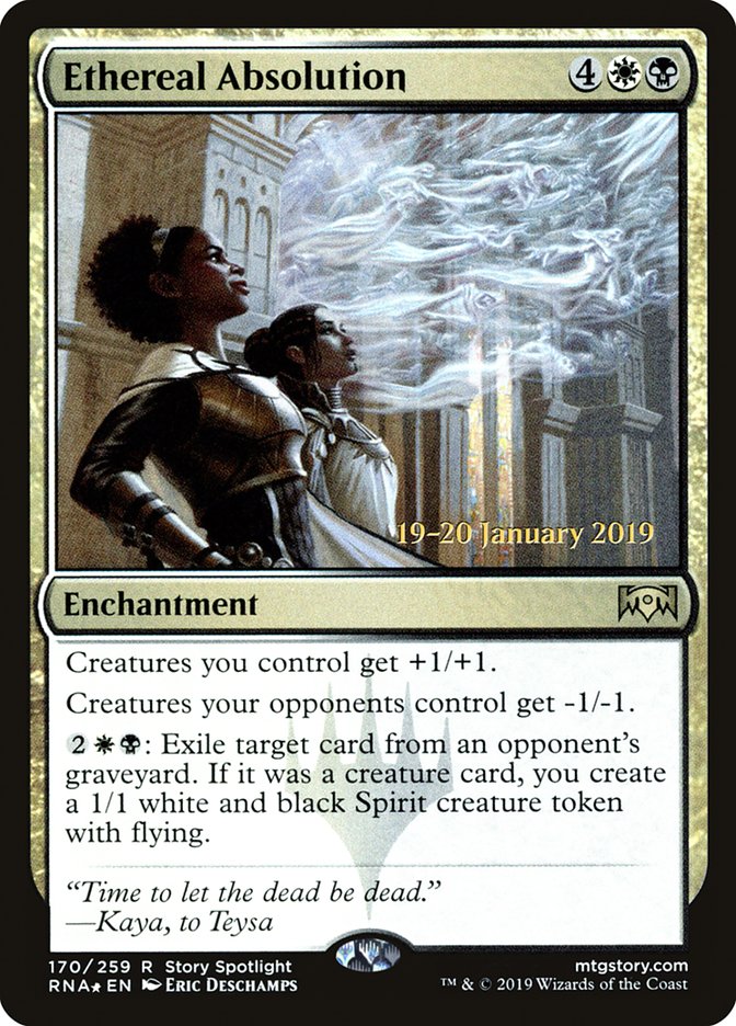 Ethereal Absolution [Ravnica Allegiance Promos] (170s)