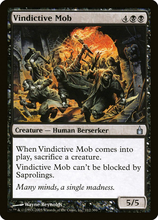 Vindictive Mob [Ravnica: City of Guilds] (112)