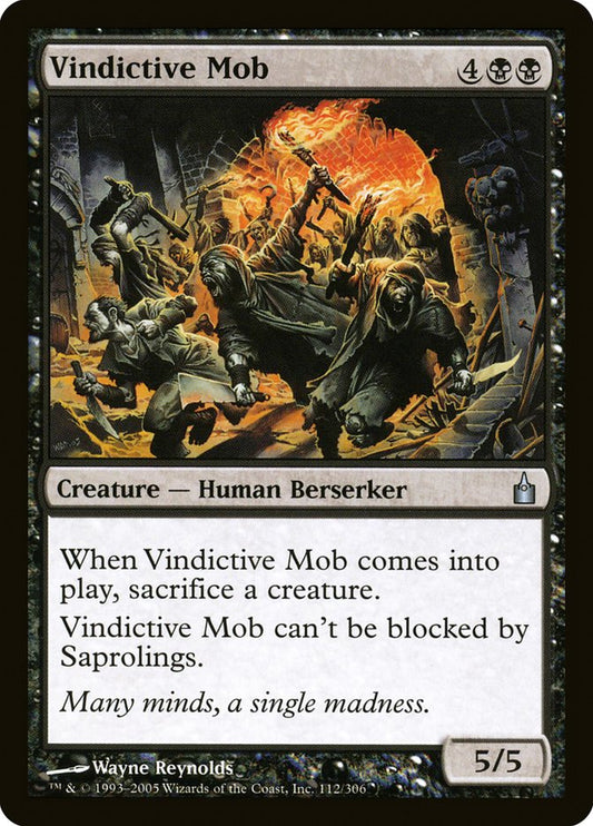 Vindictive Mob [Ravnica: City of Guilds] (112)