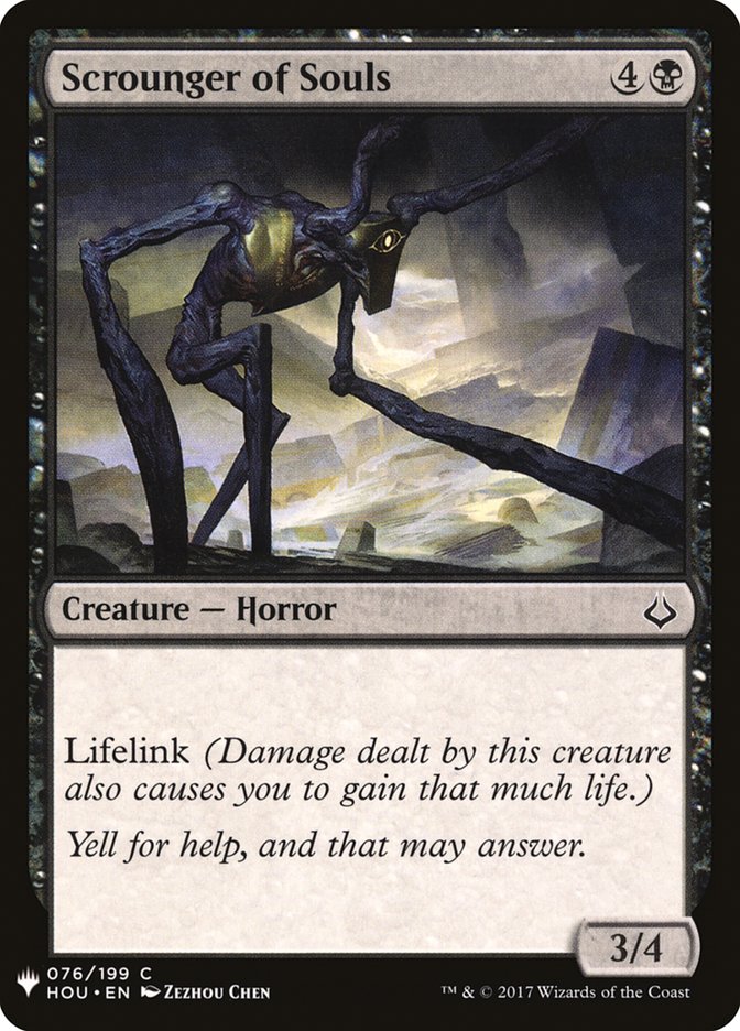Scrounger of Souls [The List] (HOU-76)