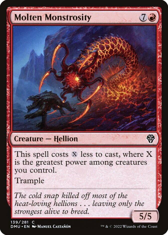 Molten Monstrosity [Dominaria United] (139)