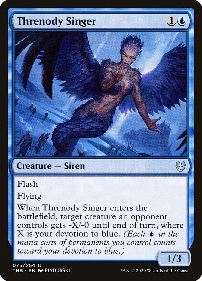 Threnody Singer [Theros Beyond Death] (75)