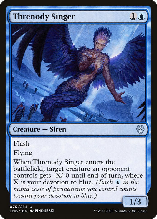 Threnody Singer [Theros Beyond Death] (75)